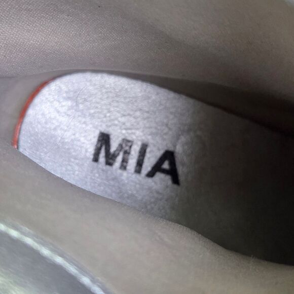 MIA Gypsi Glitter Western Boots Silver Size 6.5M - Picture 6 of 7